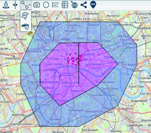 Routing, Drive Time Analysis and Snapping Web GIS