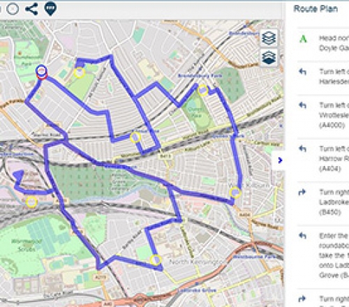 Route Optimisation With Azimap Web GIS