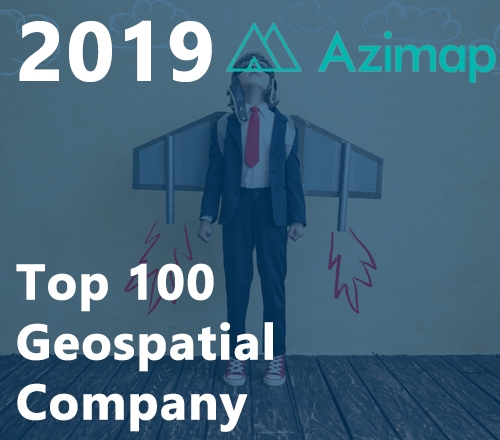 Azimap announced as Top 100 Geospatial Company for 2019